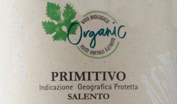 BIO organic víno - vinařství Sammarco (Apulie)